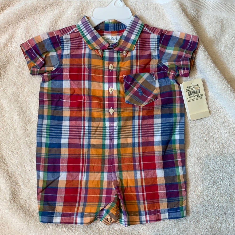 Ralph Lauren boys onesie 6M